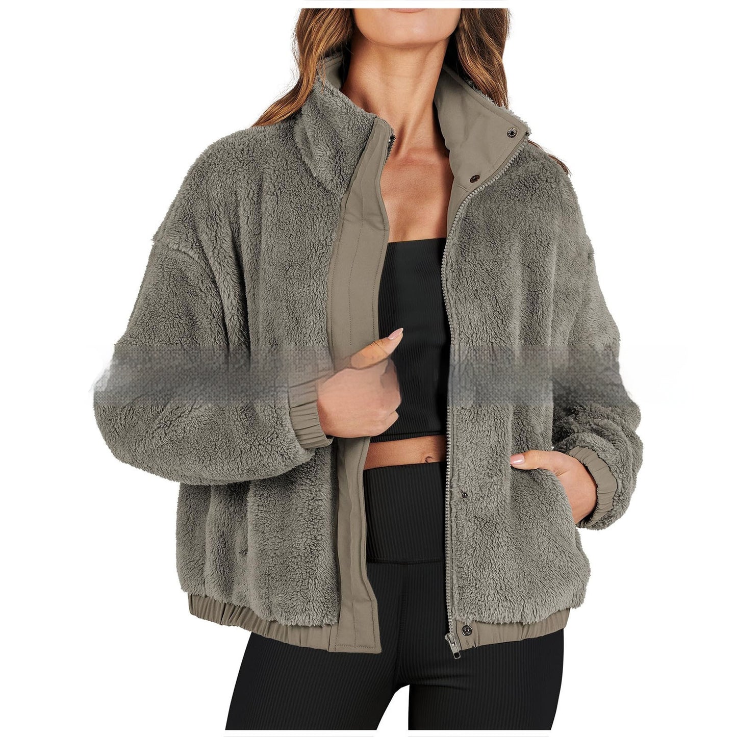 VELLENE™ Soft Plush Warm Jacket – Loose Casual Edition