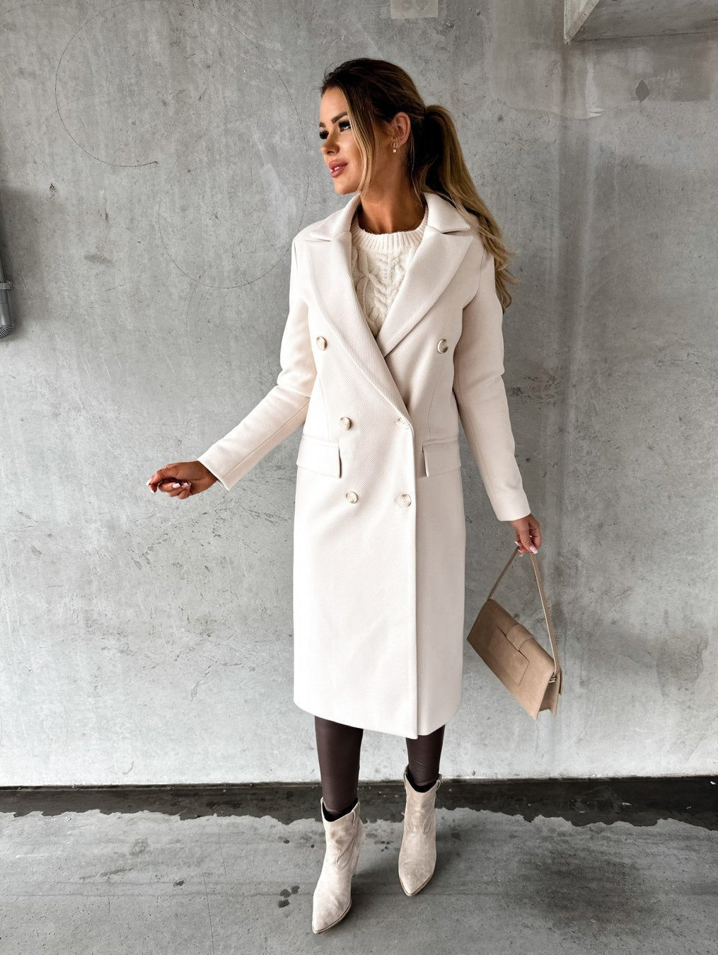 Double-Faced Wool Coat – VELLENE™ Autumn Edition