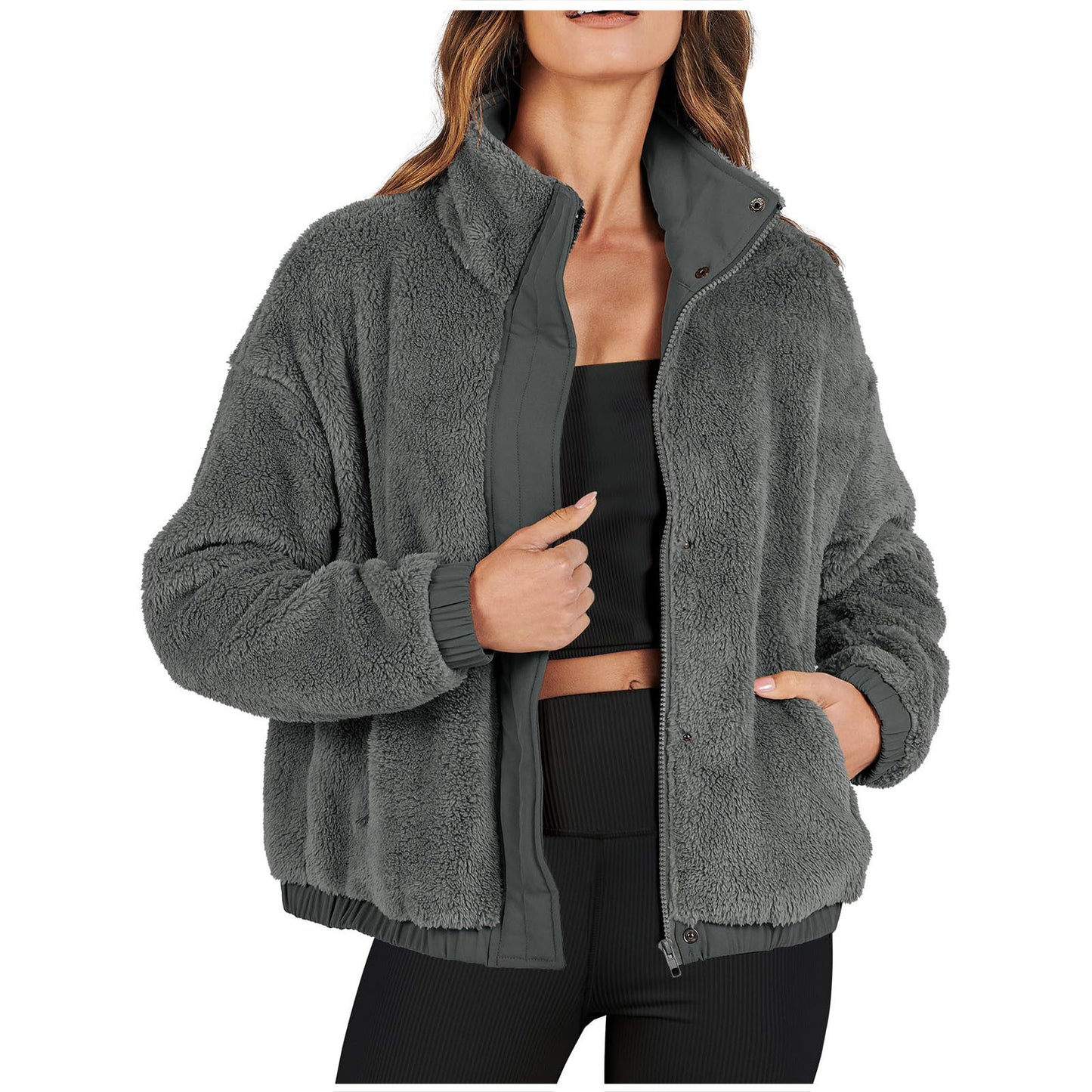 VELLENE™ Soft Plush Warm Jacket – Loose Casual Edition