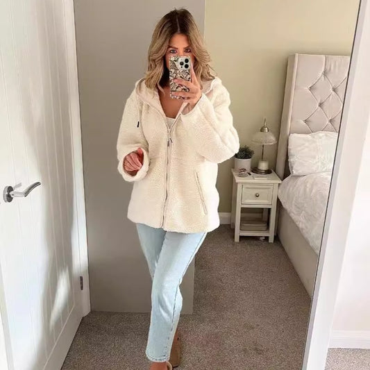 Casaco de Lã VELLENE™ – Solto e Minimalista