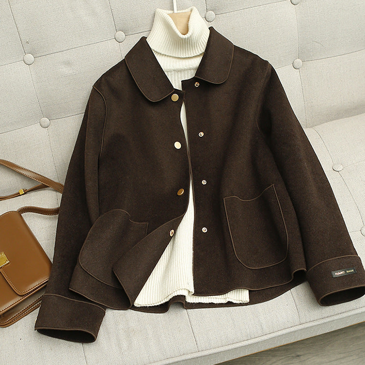 VELLENE™ Double-Sided Woolen Coat — Timeless Elegance, Effortless Confidence