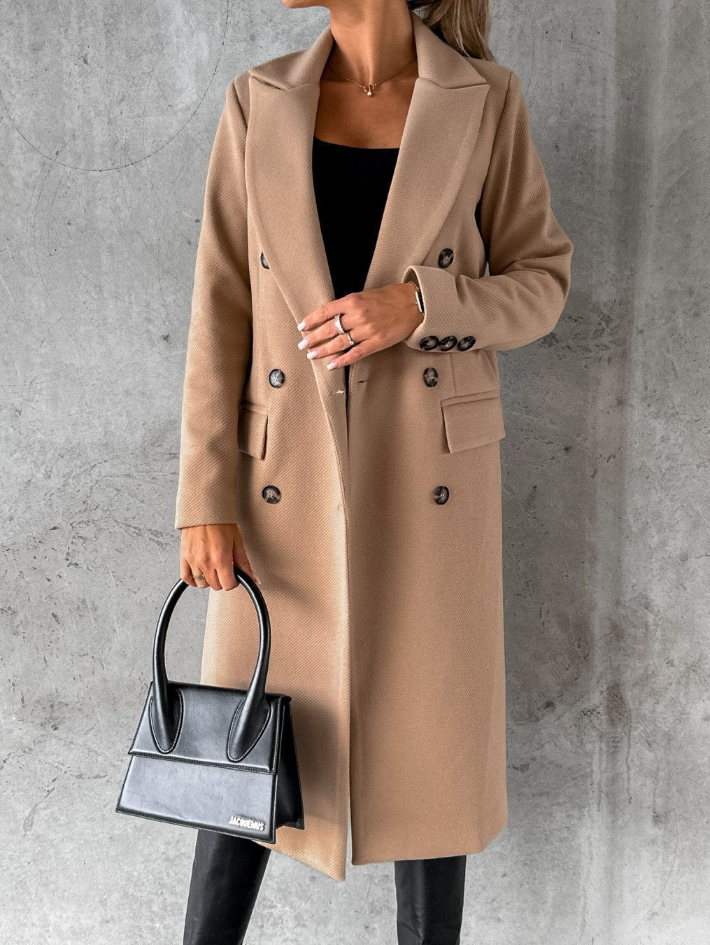 Double-Faced Wool Coat – VELLENE™ Autumn Edition