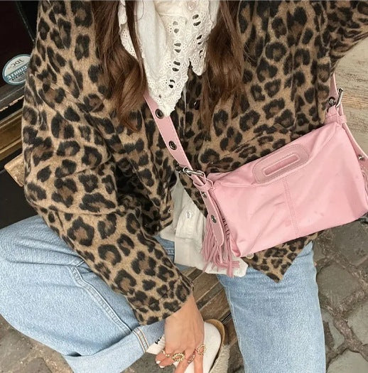 VELLENE™ Leopard Print Jacket – Elegância Selvagem