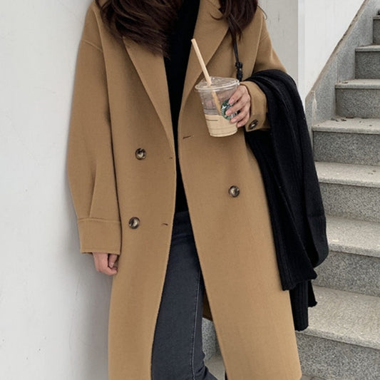 Casaco de Lã VELLENE™ – Médio, Espesso e Elegante